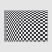 Optiska Checkers för Illusion Black and White