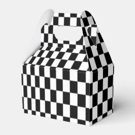 Optiska Checkers för Illusion Black and White Presentaskar