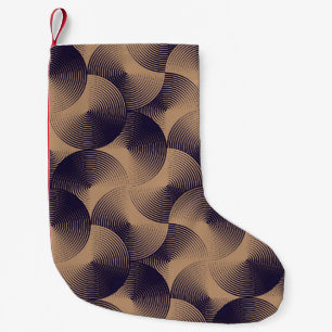 Optiska cirklar Illusion: Geometriskt sömlöst. Liten Julstrumpa
