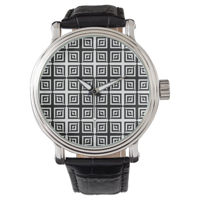 optiska diamanter, handklocka armbandsur (Framsida)
