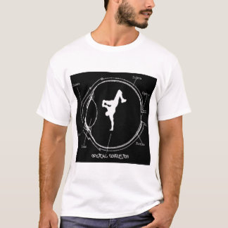 Optiska förvirringssvartsjälamässor t-shirt