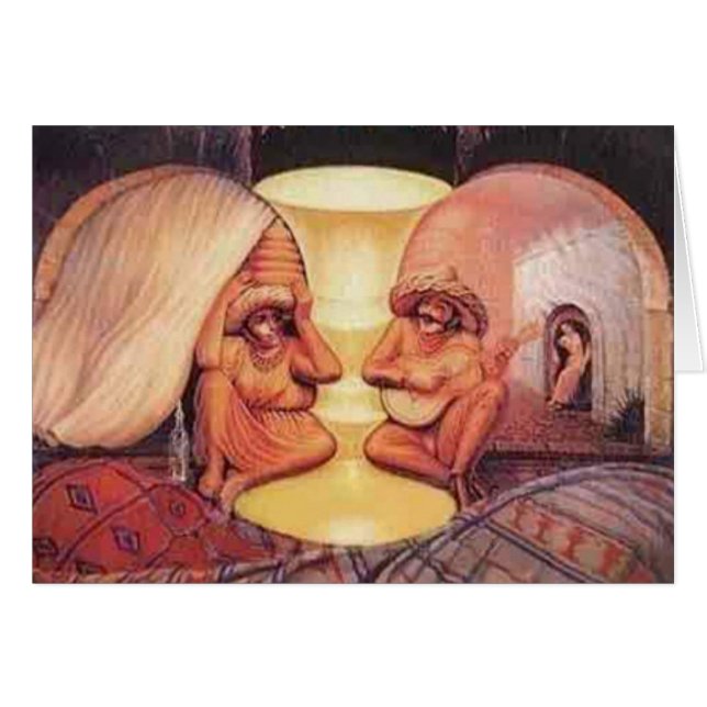 Optiska illusioner OBS kort (Framsidan Horizontal)