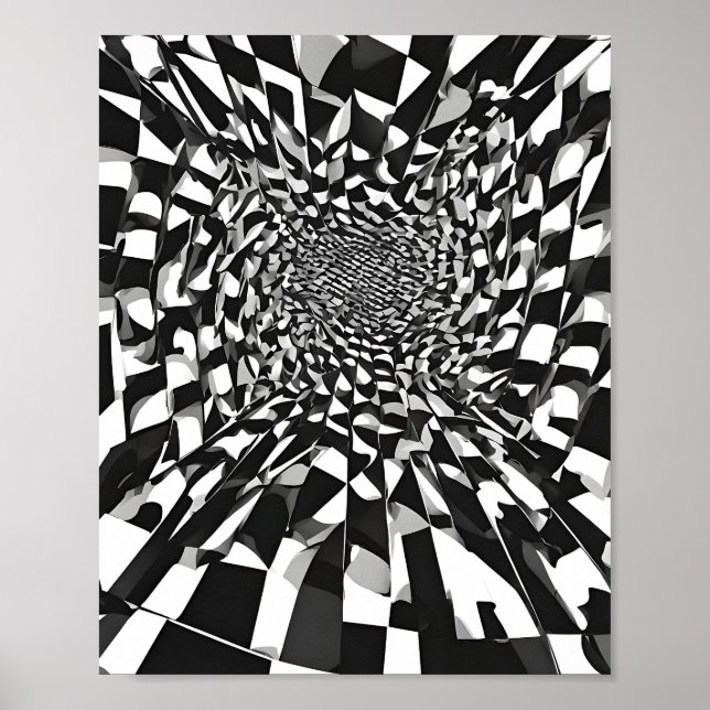Optiska illusioner poster (Framsidan)
