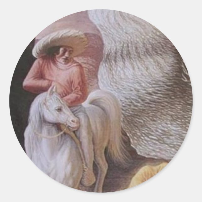 Optiska illusioner runt klistermärke (Framsida)