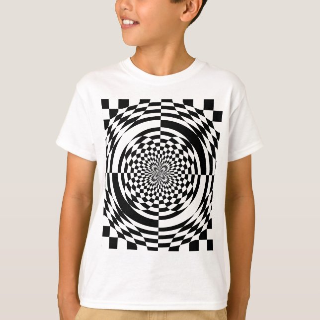 Optiska illusioner t-shirt (Framsida)