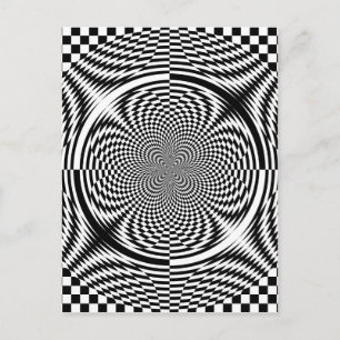 Optiska illusioner vykort