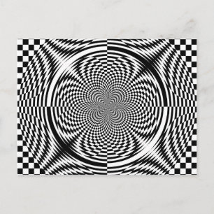 Optiska illusioner vykort