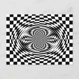 Optiska illusioner vykort