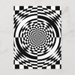 Optiska illusioner vykort