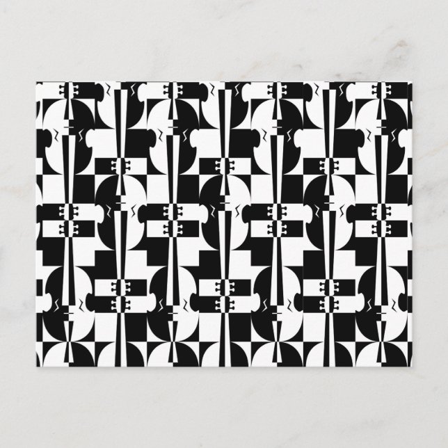 Optiska Illusionsvåld Vykort (Framsida)