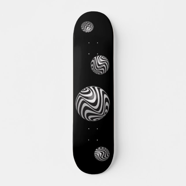 Optiska tru-former mini skateboard bräda 18,5 cm (Framsida)