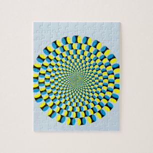 Optiskt illusionpussel pussel