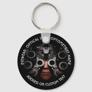 Optiskt shoppa optometrikerOphthalmologistnamn Nyckelring