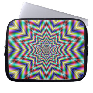 Optiskt utmanande Star Laptop sleeve