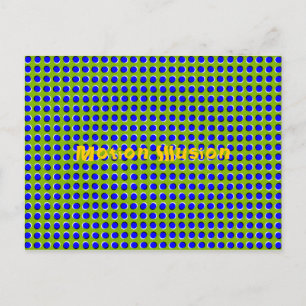 Optiskt vykort för rörelse i Illusion