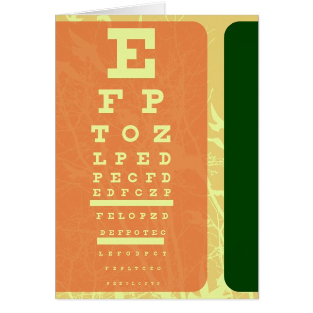 Optometerprovning för silhustrusfåglar OBS kort (Framsidan)