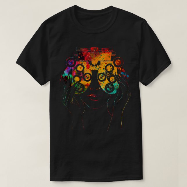 Optometri Art T Shirt (Design framsida)