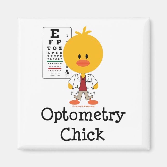 Optometri Chick Magnet (Framsidan)