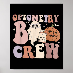 Optometri Crew Optometri Boo Crew Halloween Optike Poster