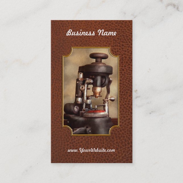 Optometri - Linskärningsmaskin Visitkort (Framsida)