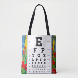 Optometri Oftalmolog Ögonläkare Ögon Diagram Tote  Tygkasse