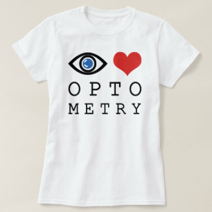 Optometri öga Kärlek Tee