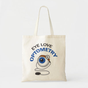 Optometri öga Kärlek Tygkasse