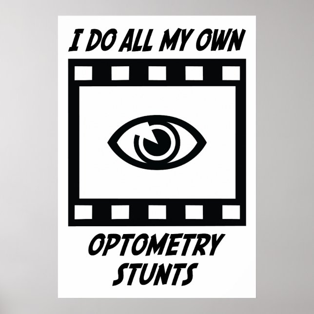 Optometri Stunts Poster (Framsidan)