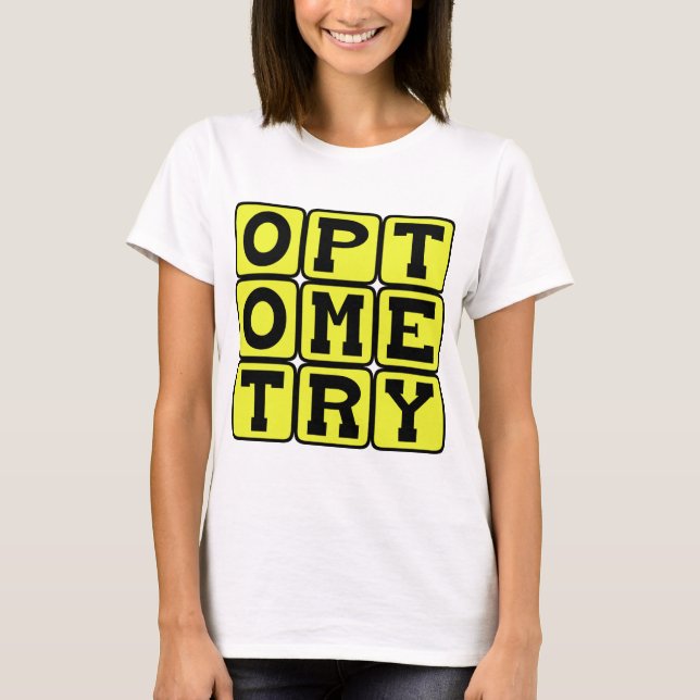Optometri, Synlighetens vetenskap T-shirt (Framsida)