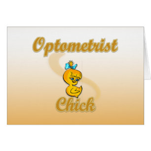 Optometriers Chick Hälsningskort