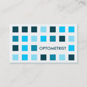 OPTOMETRIKER (modet kvadrerar), Visitkort