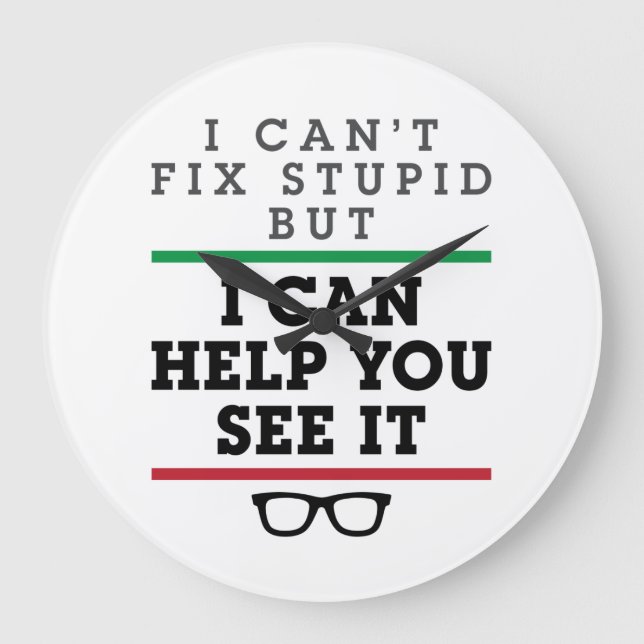 Optometriker Optometri Oftalmologi Se Stupid Stor Klocka (Framsida)