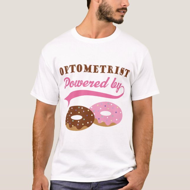 Optometrikergåva (Donuts) T Shirt (Framsida)