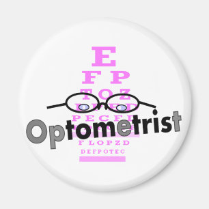 Optometrikergåvor, glasögon och Eyechart design Magnet