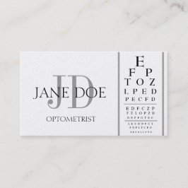 Optometrikern kartlägger Deluxe platina Visitkort