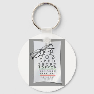 Optometrikern kartlägger Keychain Nyckelring