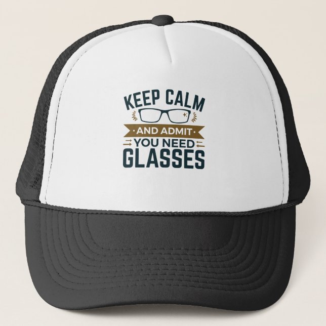 Optometrikers Lugn medger att du behöver glasögon  Keps (Framsida)