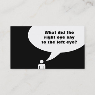 optometrikerskämt visitkort