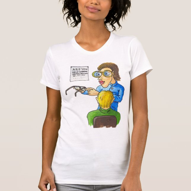 OptometrikerT-tröja Tee Shirt (Framsida)