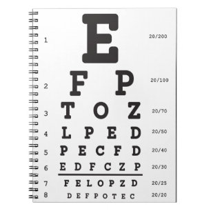 optometrisk optisk Spiral fotopatbook Anteckningsbok