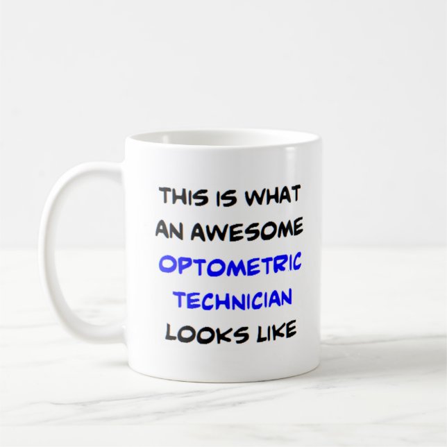 optometrisk tekniker, fantastisk kaffemugg (Vänster)