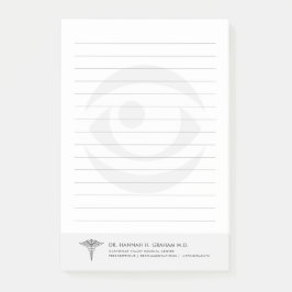 Optometrist| Anpassadet Öga Doktor Led Post-it Block