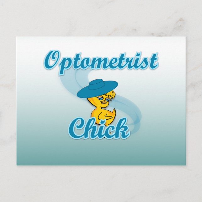 Optometrist Chick nr 3 Vykort (Framsida)