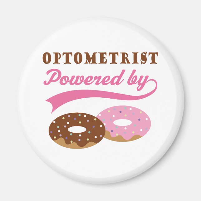 Optometrist Gift (donuts) Magnet (Framsidan)