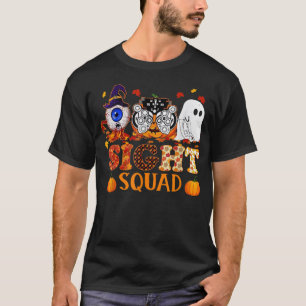 Optometrist Halloween Sight Squad Witch Pumpkin Op T Shirt