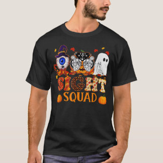 Optometrist Halloween Sight Squad Witch Pumpkin Op T Shirt