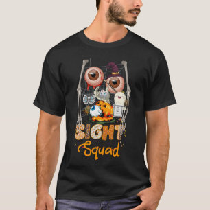 Optometrist Halloween Sight Squad Witch Pumpkin Op T Shirt