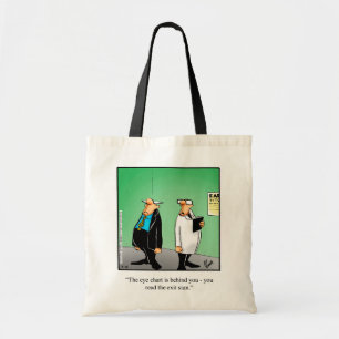 Optometrist Humor Tote Bag Gift Tygkasse