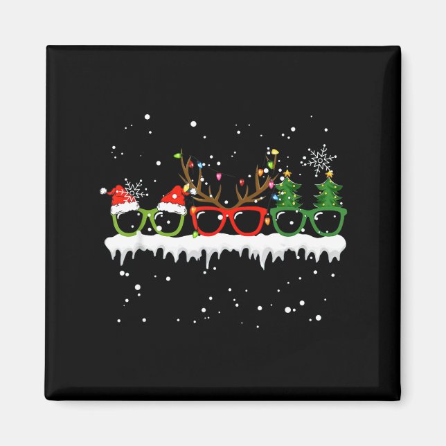Optometrist julgran Gles kostym Tomte Opto Magnet (Framsidan)
