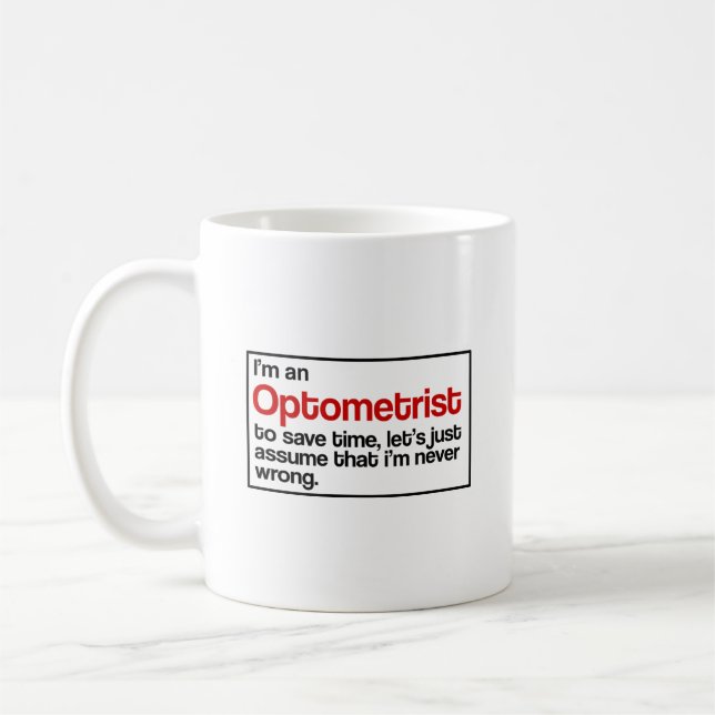 Optometrist Kaffemugg (Vänster)